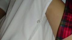 Erotic School Girl Has INTENSE Orgasms And Soaks The Bed (soft Squirting)