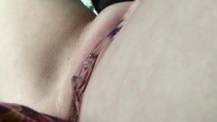 Close Up REAL Orgasm With Womanizer Sex Toy. Pierced Clit!
