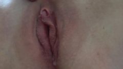Close Up Clit Play Natural Female Orgasm – Dripping Spunk Pussy