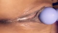 Chick Orgasm Close Up. Clitoral Stimulation