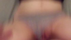 Busty Little Nubile Takes Creampied While Riding Her Boyfriend