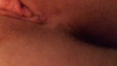 Hasty Orgasm Before Bed – Close Up – Contractions