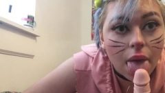 Neko Whore Slave Plays While Master Is Away