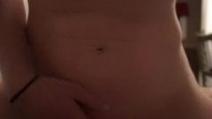 Caught The Babysitter Jerking To Orgasm So He Paid Her With A Creampie